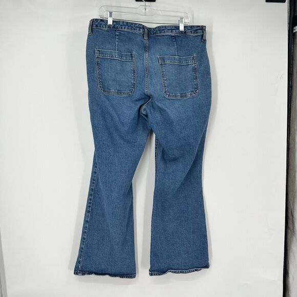 Universal Thread Women's 16R Flare Jeans High-Rise Stretchy Boho Festival Hippie - Picture 3 of 12